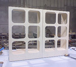 Collapsing Display Cabinets for Convention Shows